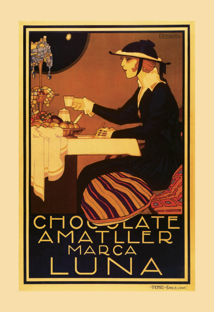 chocolate amatller marca luna graficas maxtor valladolid
