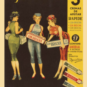 cremas afeitar rapide carteles graficas maxtor valladolid