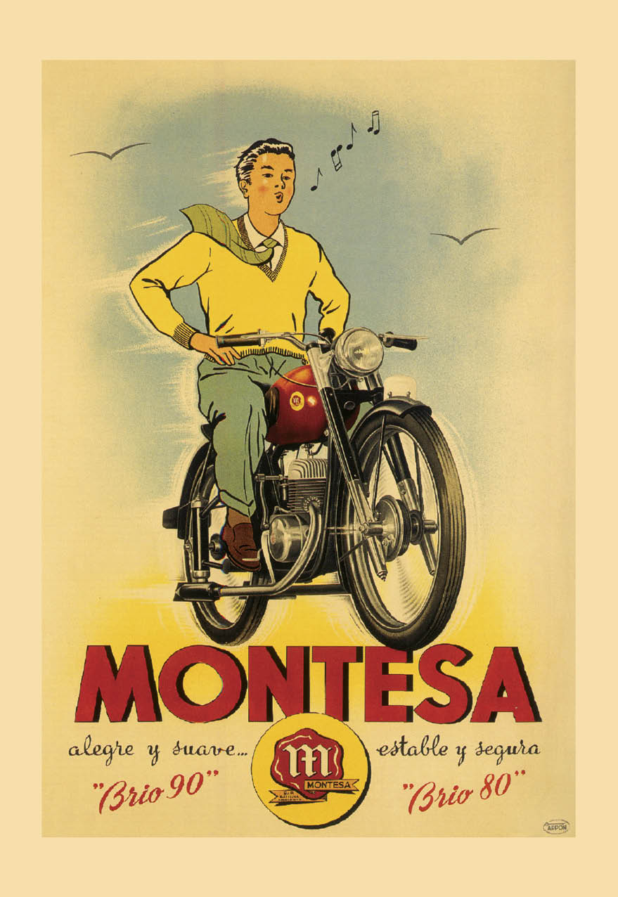 montesa brio 80 90 carteles graficas maxtor valladolid