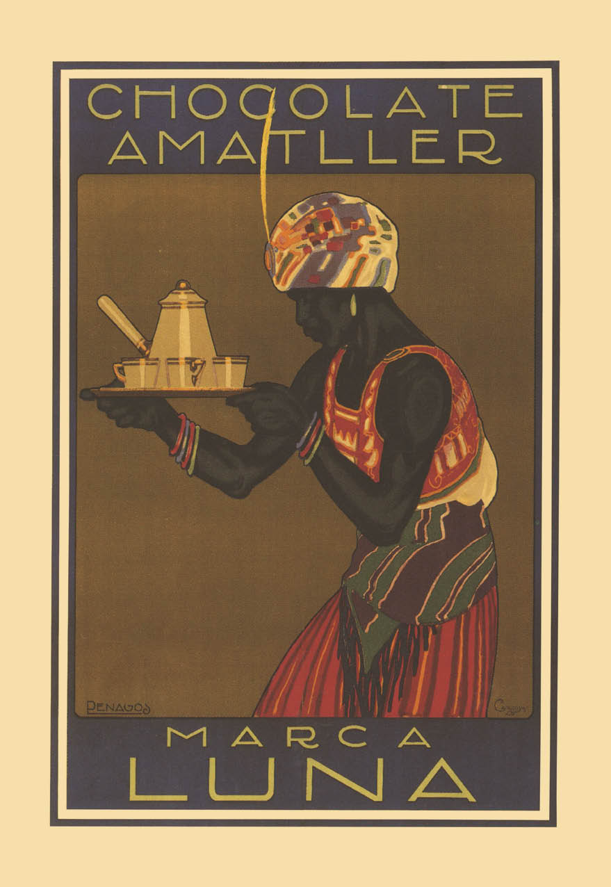 chocolate amatller marca luna carteles graficas maxtor valladolid