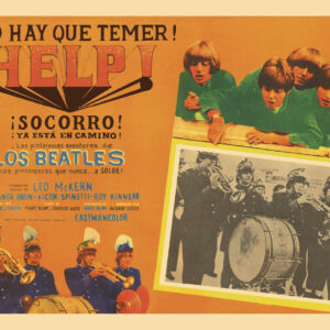 cine los beatles help carteles graficas maxtor valladolid