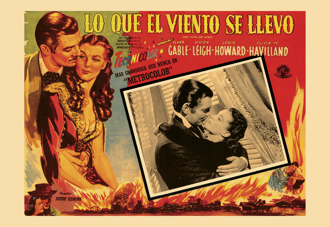cine viento llevo cartelera carteles graficas maxtor valladolid