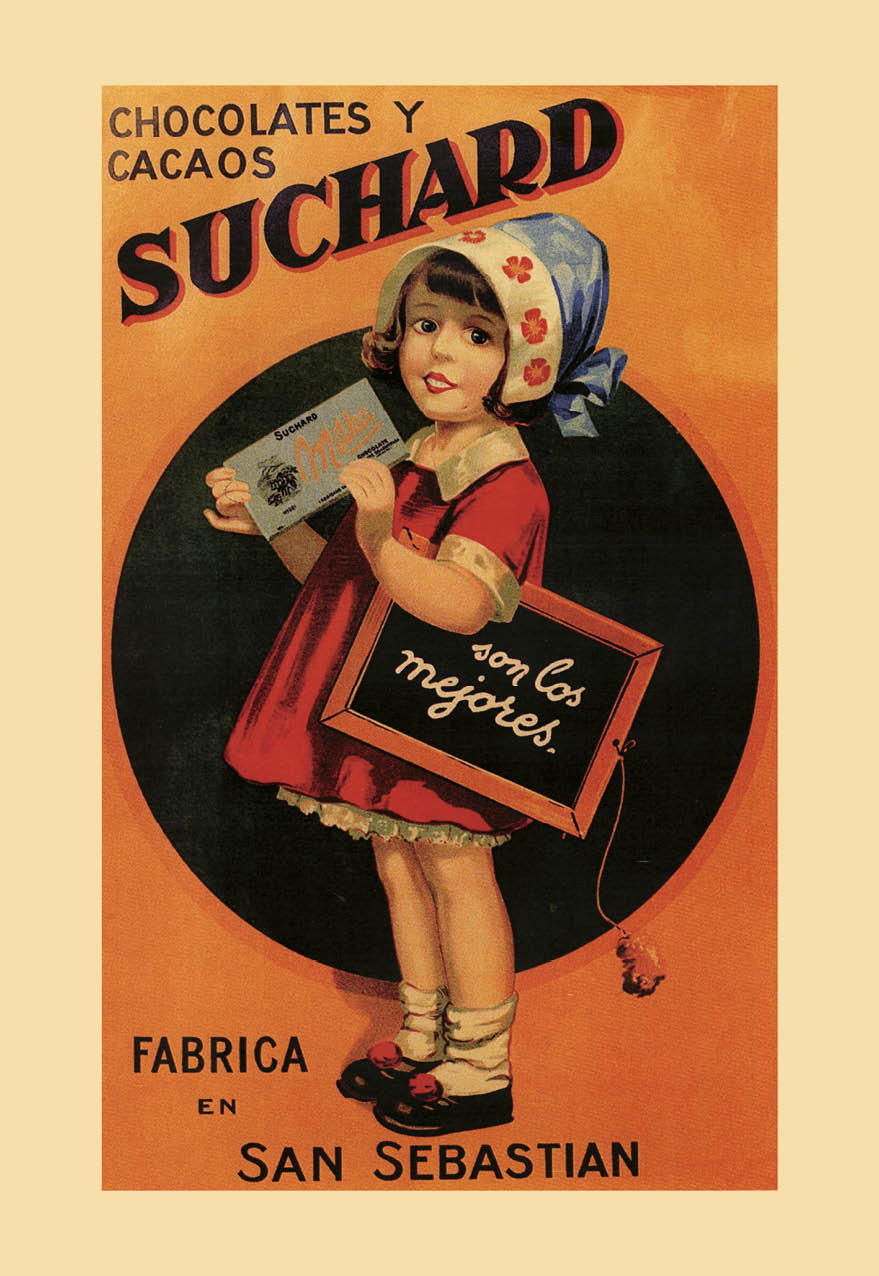 chocolates cacaos suchard carteles graficas maxtor valladolid