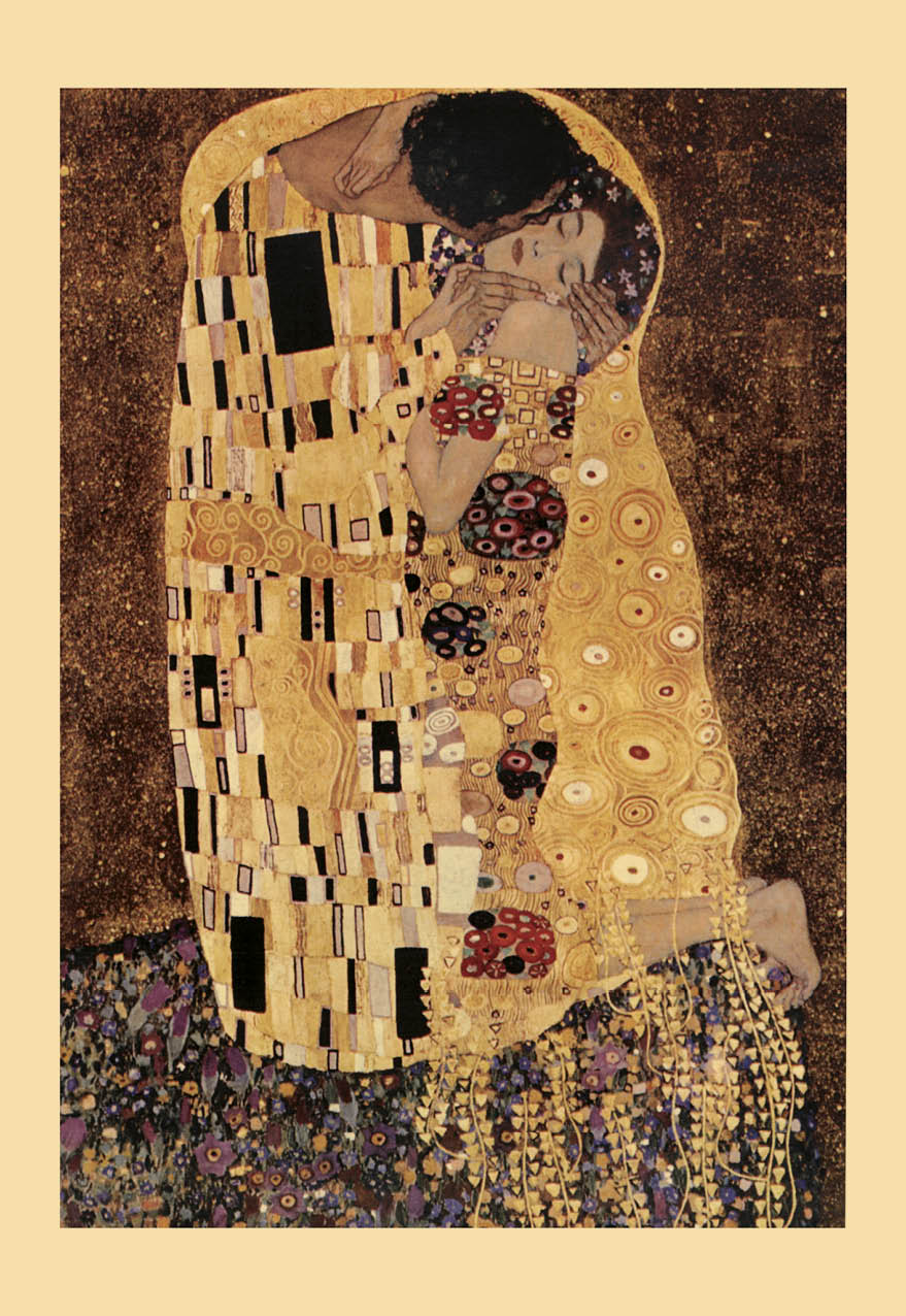 beso klimt carteles graficas maxtor valladolid