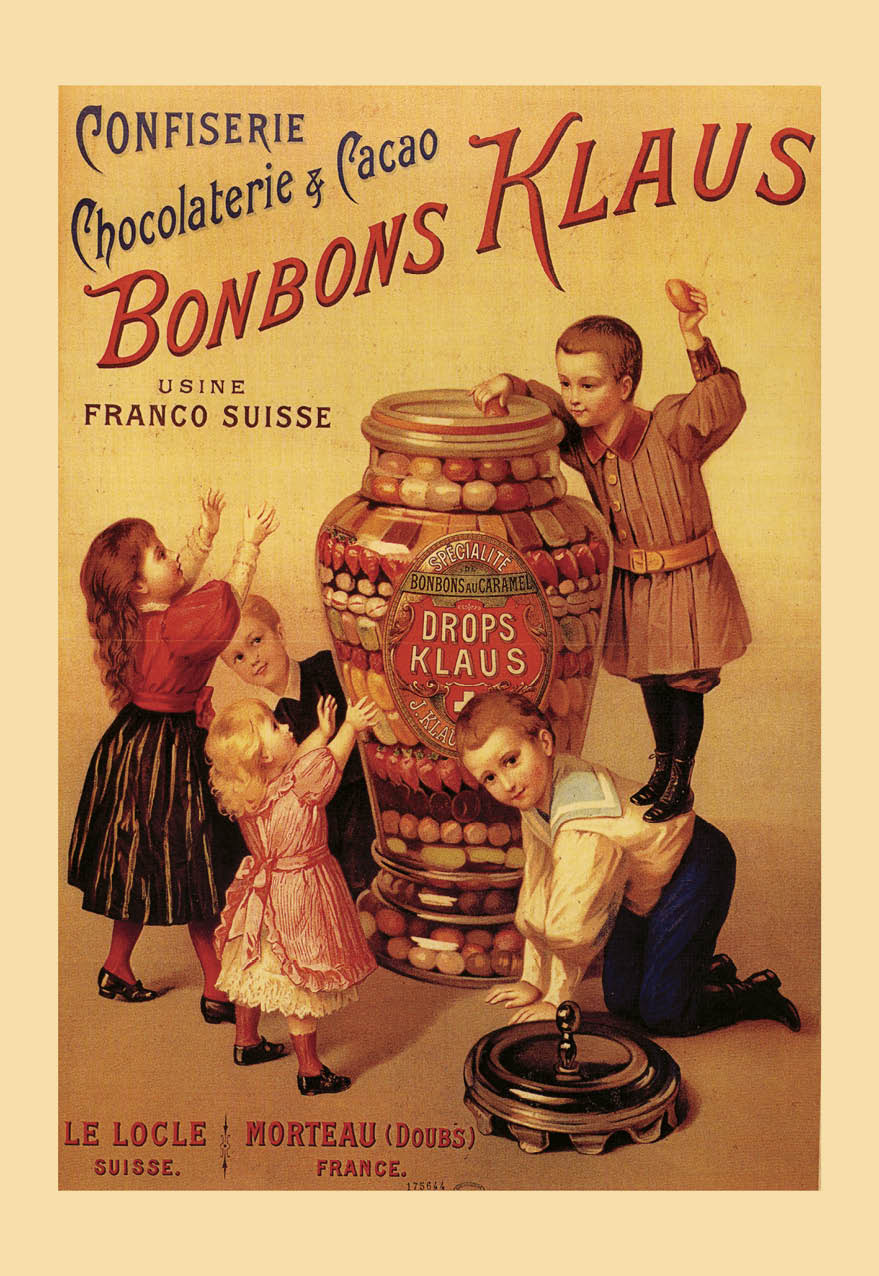 bonbons bombones klaus carteles graficas maxtor valladolid