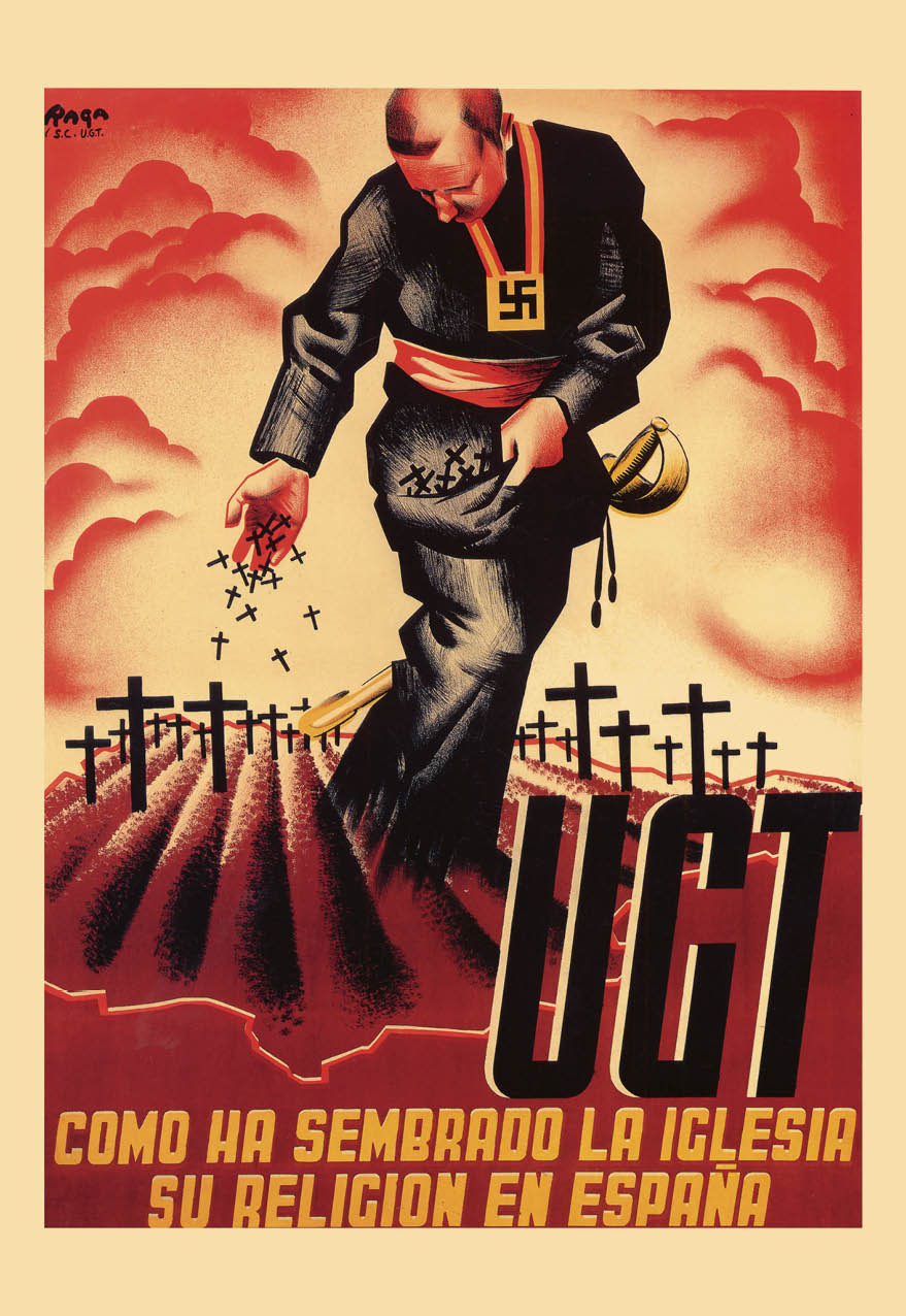 ugt sembrado iglesia religion españa carteles graficas maxtor valladolid