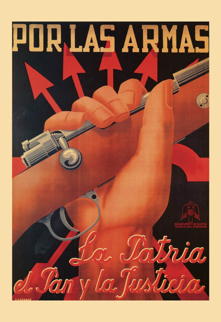 armas patria pan justicia carteles graficas maxtor valladolid