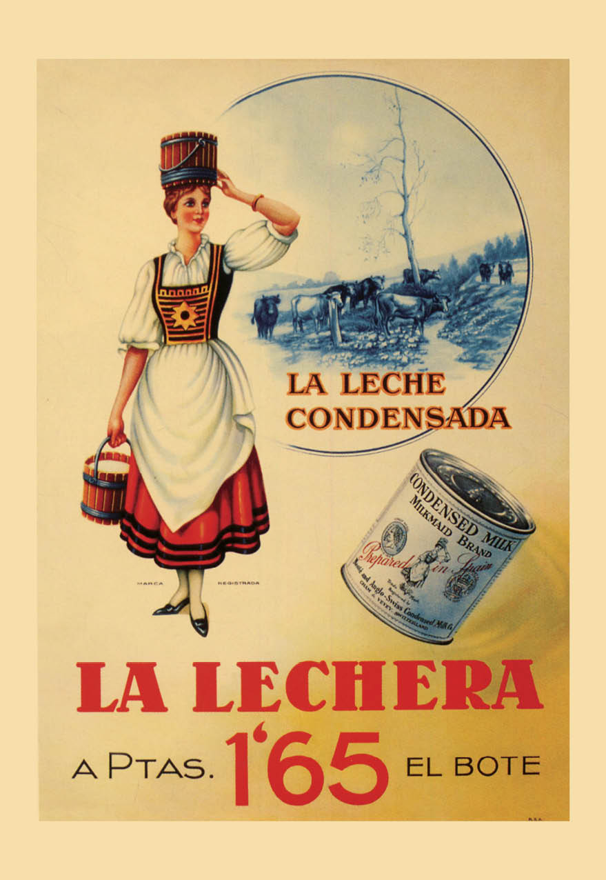 leche condensada lechera carteles graficas maxtor valladolid