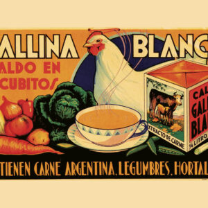 caldo cubitos gallina blanca carteles graficas maxtor valladolid