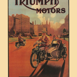 triumph motors carteles graficas maxtor valladolid