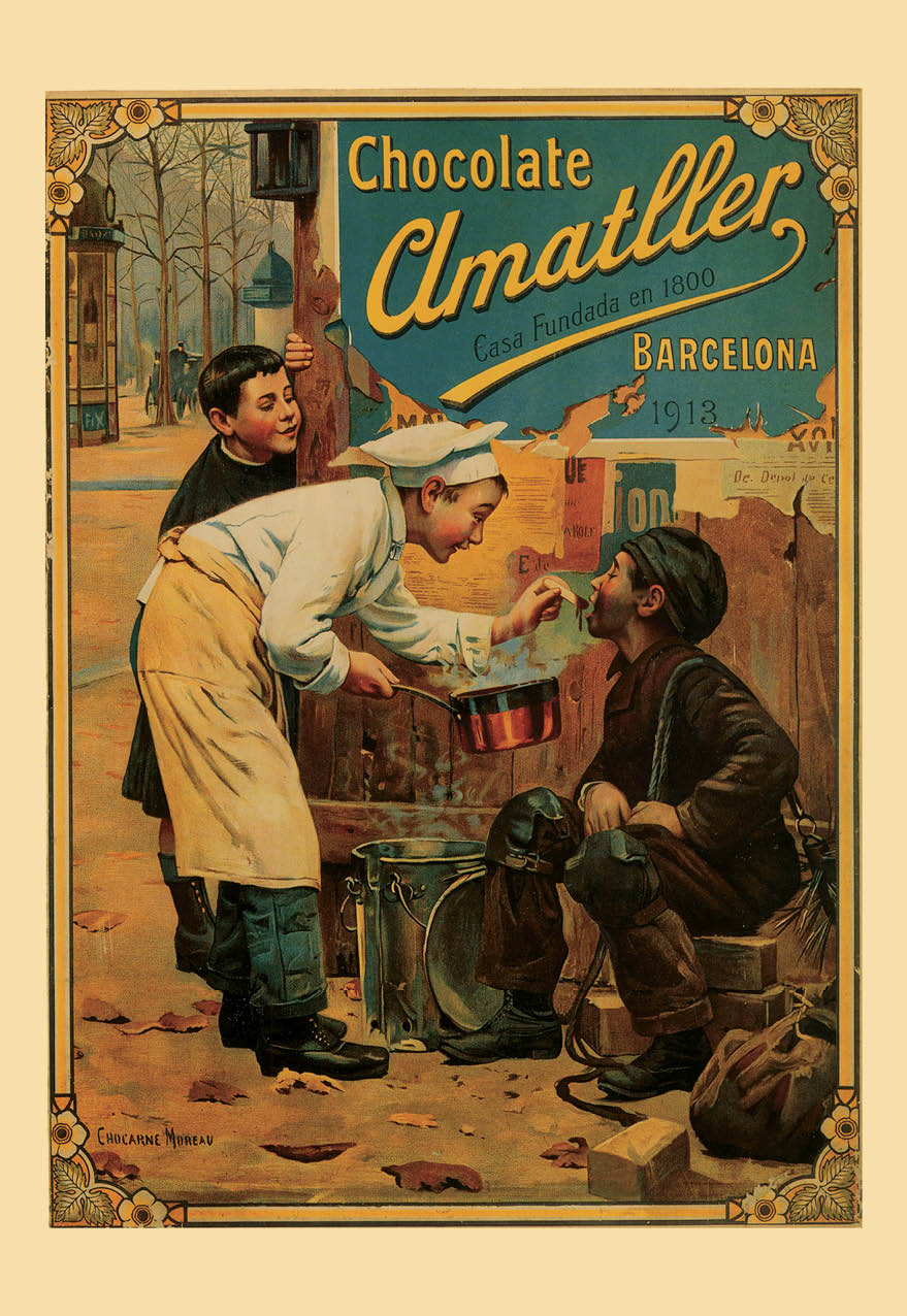 chocolate amatller 1913 carteles graficas maxtor valladolid