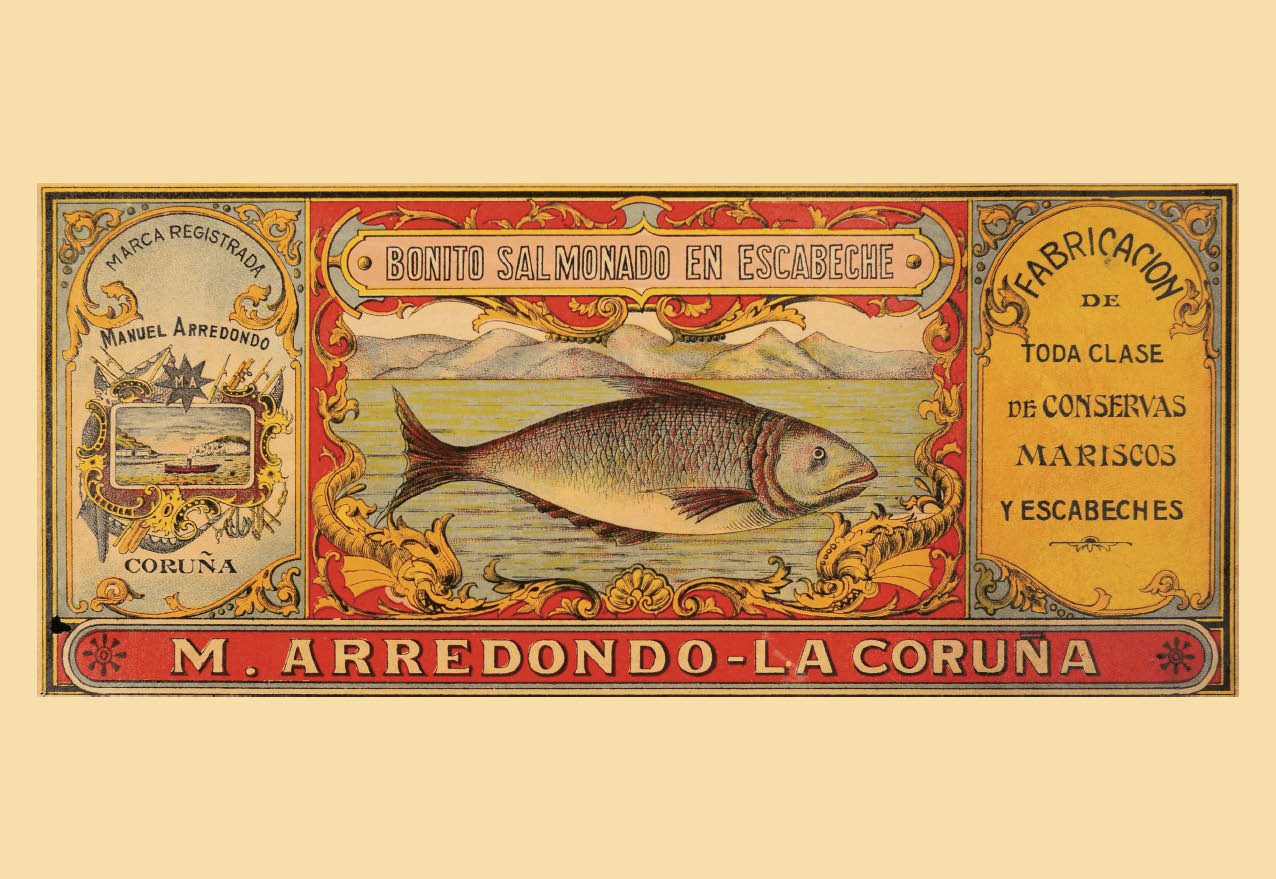 bonito salmonado escabeche coruña carteles graficas maxtor valladolid