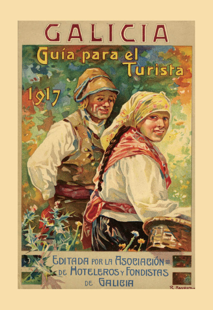 guia turista galicia carteles graficas maxtor valladolid