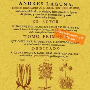 Pedacio dioscorides anazarbeo (2 tomos)