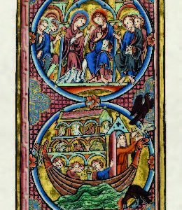 Marcapáginas "Biblia moralizada de Oxford-Paris-Londres"