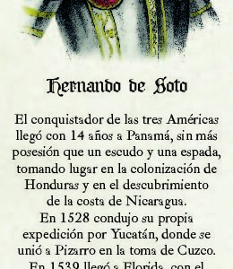 Marcapáginas "Hernando de Soto"