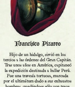 Marcapáginas "Francisco Pizarro"