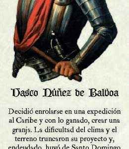 Marcapáginas "Vasco Núñez de Balboa"