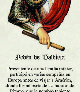 Marcapáginas "Pedro de Valdivia"