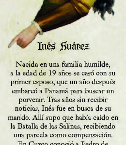 Marcapáginas "Inés Suárez"