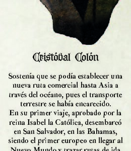 Marcapáginas "Cristóbal Colón"
