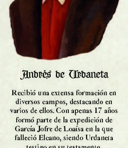 Marcapáginas "Andrés de Urdaneta"