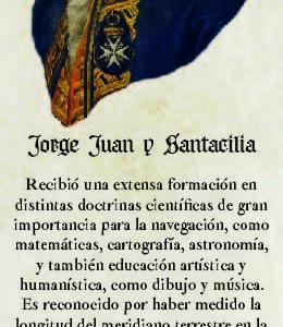 Marcapáginas "Jorge Juan y Santacilia"