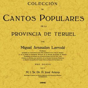Colección de cantos populares de la provincia de Teruel