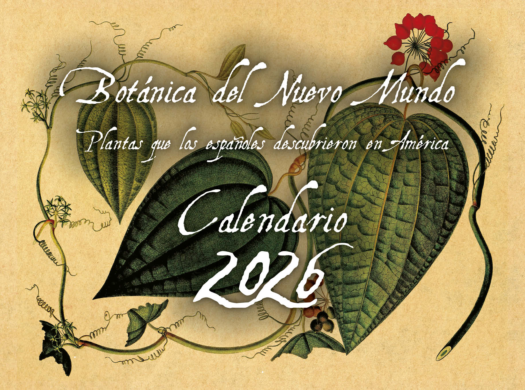 calendario 2026 botanica nuevo mundo graficas maxtor valladolid